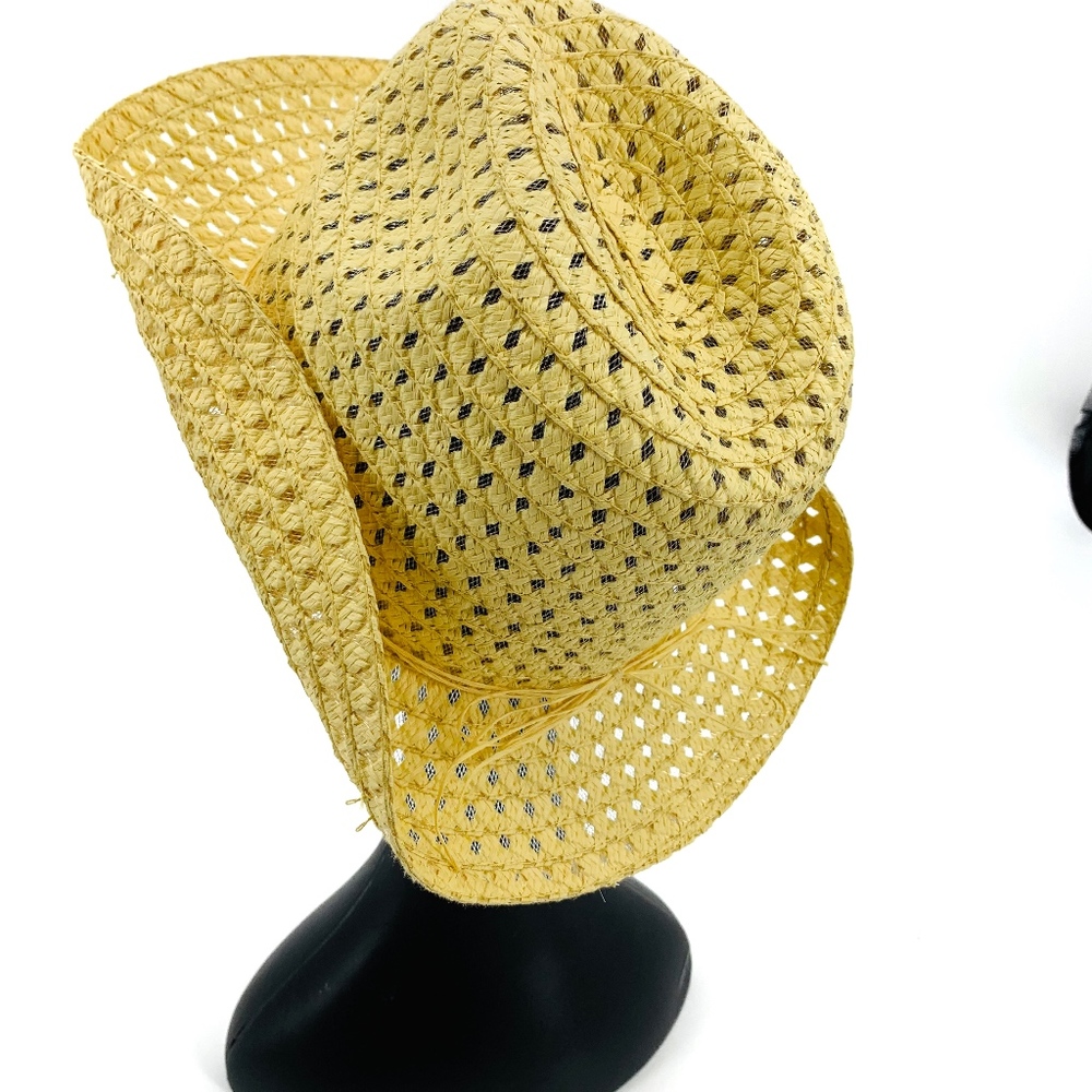 Woman's Straw Summer Cowboy Hat - Picture 2 of 7